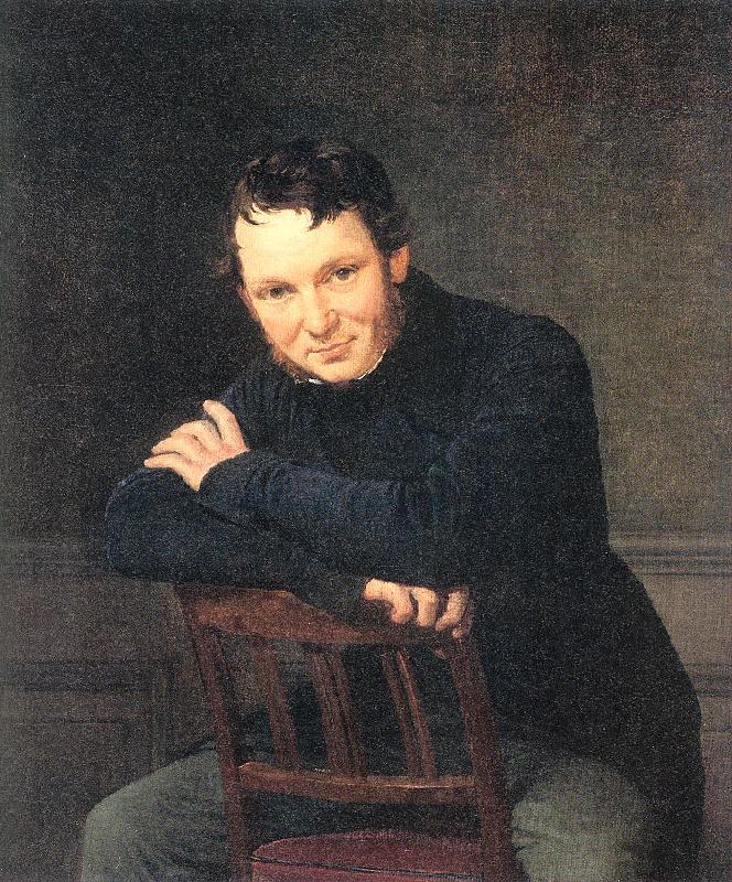 Marstrand, Wilhelm Portrait of the Artist Gottlieb Bindesholl Sweden oil painting art